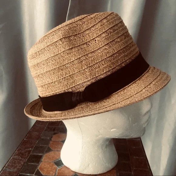 Sonoma Goods for Life Straw Fedora Hat - Picture 3 of 9